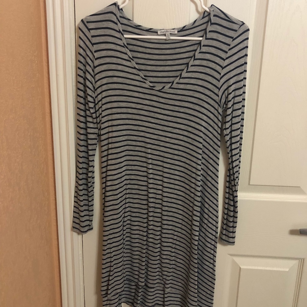 Charlotte Russe stripped long sleeve dress